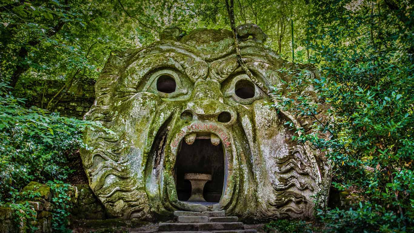 Orcus in the Gardens of Bomarzo in Italy (© Canadastock/Shutterstock)(Bing United Kingdom)