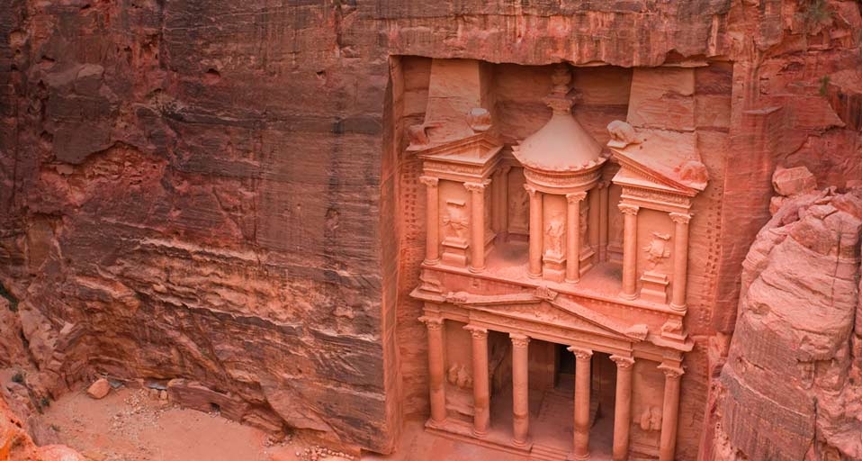 The Treasury in Petra, Jordan --Michele Falzone/Corbis &copy; (Bing Canada)
