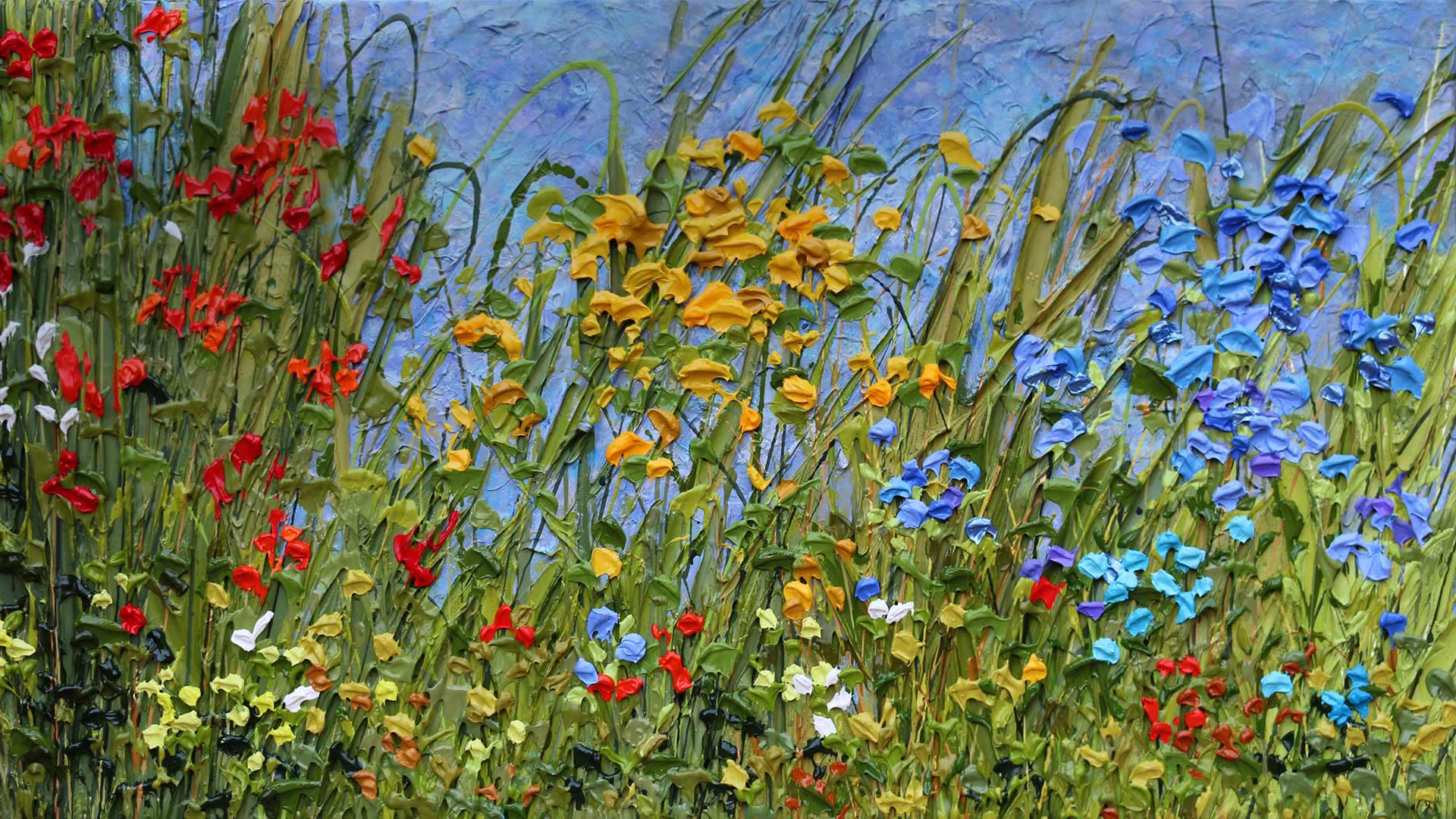 ‘Strolling the Biltmore,’ a painting by visually impaired artist Jeff Hanson (© Jeff Hanson Art)(Bing United States)