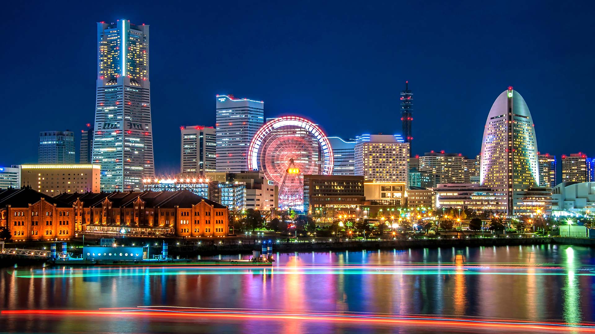 みなとみらいの夜景, 神奈川 横浜 (© Mytruestory Photography/Getty Images)(Bing Japan)