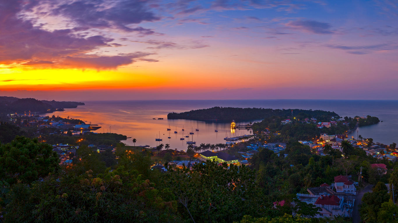View of Port Antonio in honour of Jamaica Independence Day (© Masterfile)(Bing United Kingdom)
