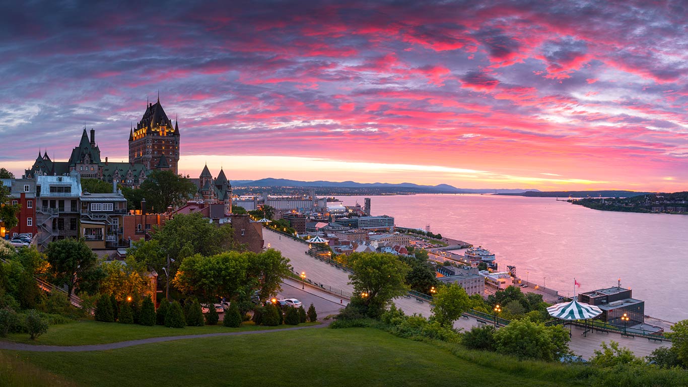 Panorama of Old Quebec City, Que. (© Chao Photography/Getty Images)(Bing Canada)