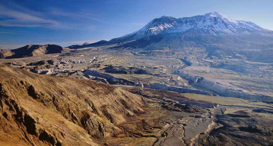 Mount Saint Helens and the devastation from the 1980 eruption, Washington -- Alan Kearney/Photolibrary &copy; (Bing United Kingdom)