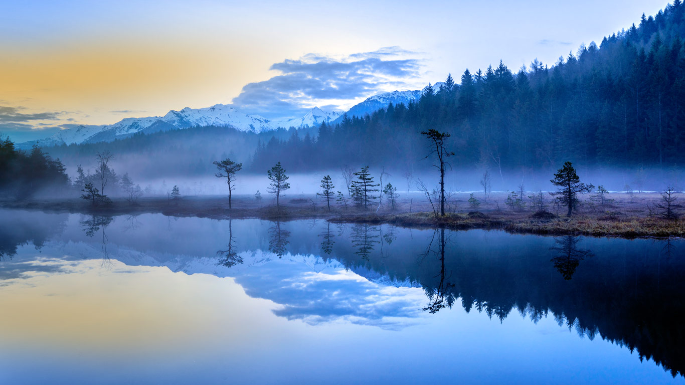 The misty bogs of Pian di Gembro Regional Reserve near Aprica, Italy (© Robert Harding World Imagery/Offset)(Bing United Kingdom)