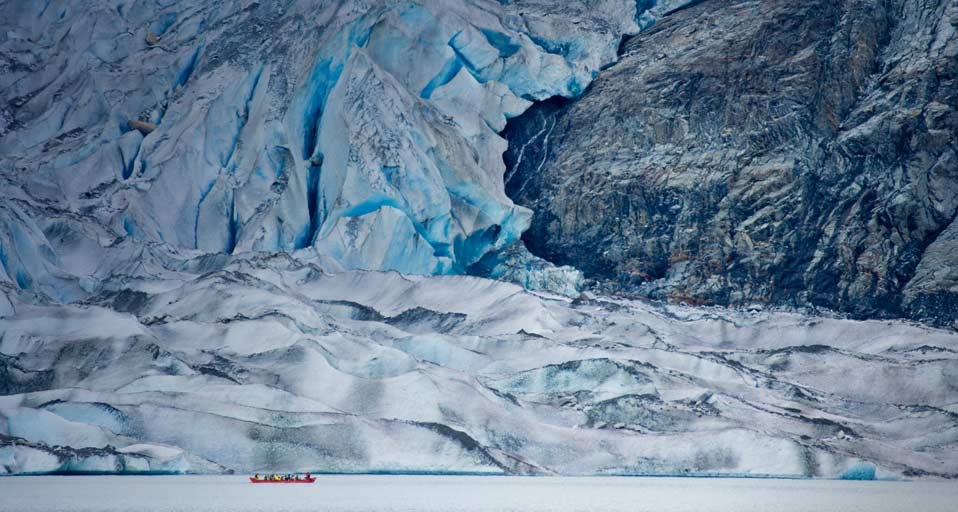 The Mendenhall glacier outside of Juneau, Alaska -- Michael Melford/Getty Images &copy; (Bing United Kingdom)