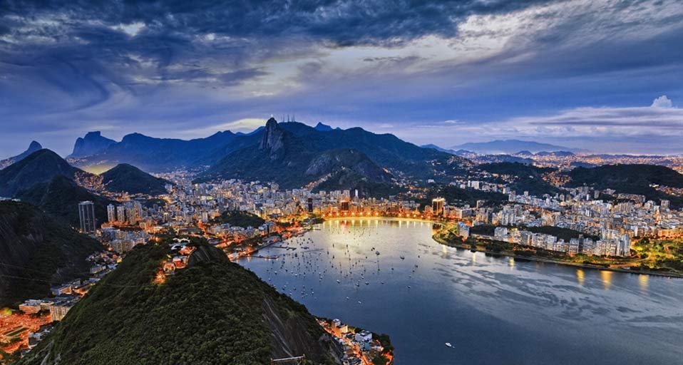 Guanabara Bay from the summit of Sugarloaf Mountain, Rio de Janeiro, Brazil -- SIME / eStock Photo &copy; (Bing United Kingdom)