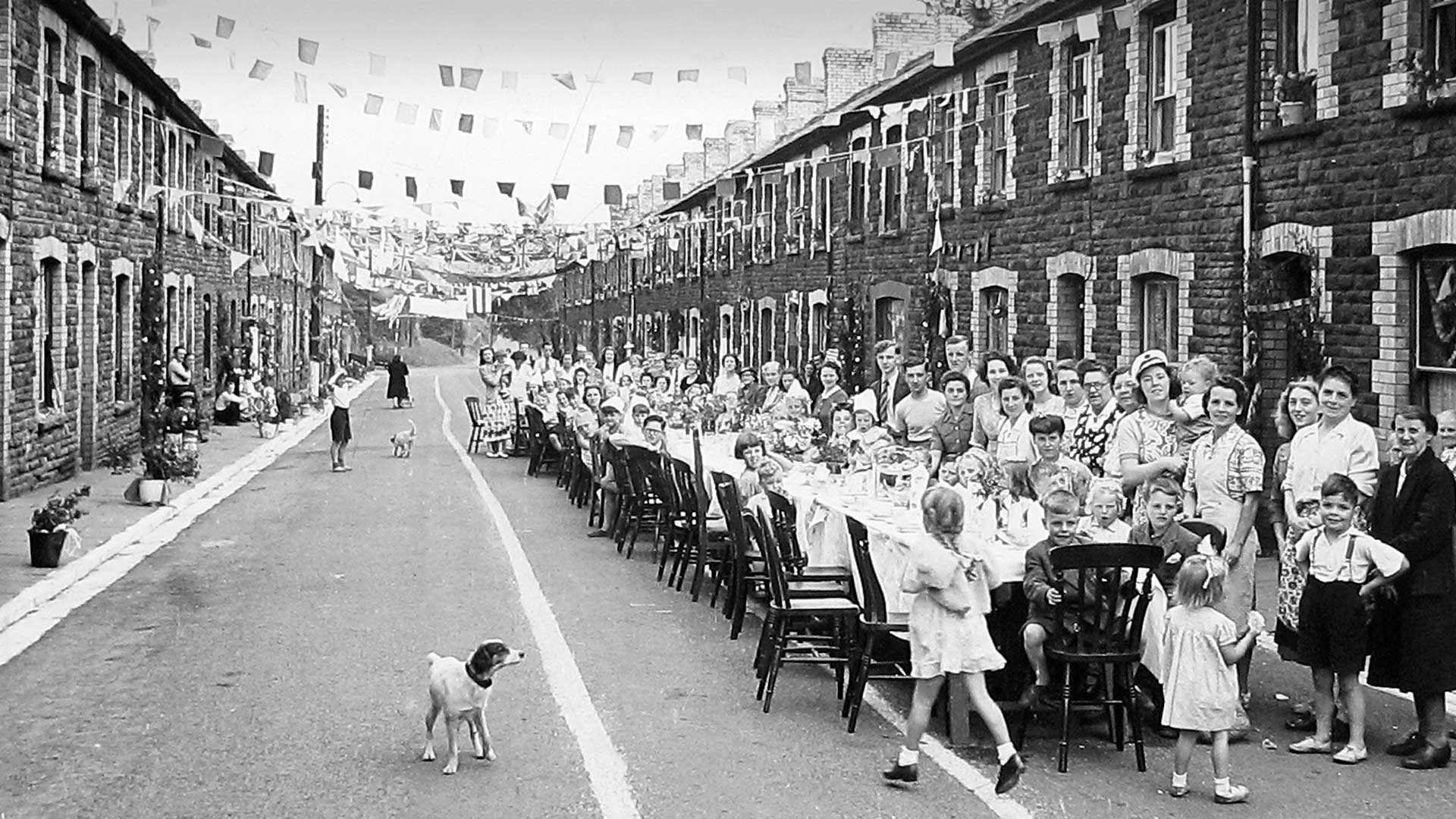 Street party for the coronation of Queen Elizabeth II in 1953 (© KGPA Ltd/Alamy)(Bing United Kingdom)