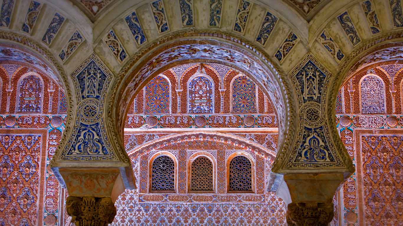 Botschaftersaal im Alcázar von Sevilla, Andalusien, Spanien (© Lucas Vallecillos/age fotostock)(Bing Deutschland)