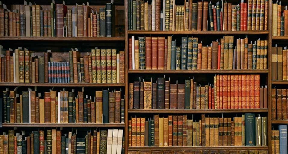 Bookshelves photographed at Chawton House Library in Hampshire, England as part of Bing Help Your Britain &copy; (Bing United Kingdom)