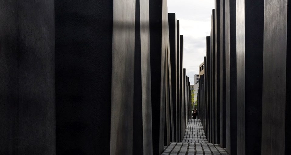 A view through the walkways at the Jewish Memorial, Berlin, Germany - David Clapp/Photolibrary &copy; (Bing United Kingdom)