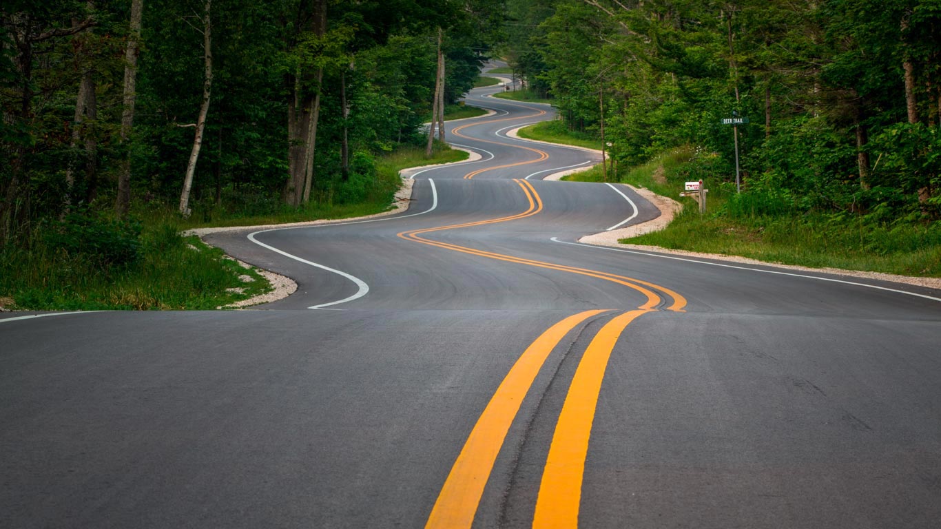Küstenstraße im Door County in Wisconsin, USA (© Krzysztof Hanusiak/Aurora Photos)(Bing Deutschland)