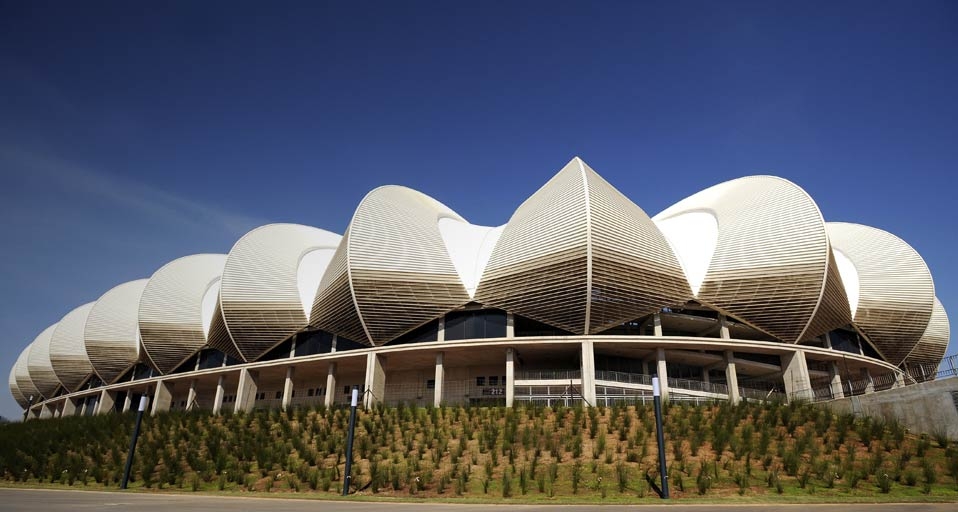 Das Nelson Mandela Bay-Stadion in Port Elizabeth, Südafrika – STEPHANE DE SAKUTIN/AFP/Getty Images &copy; (Bing Germany)