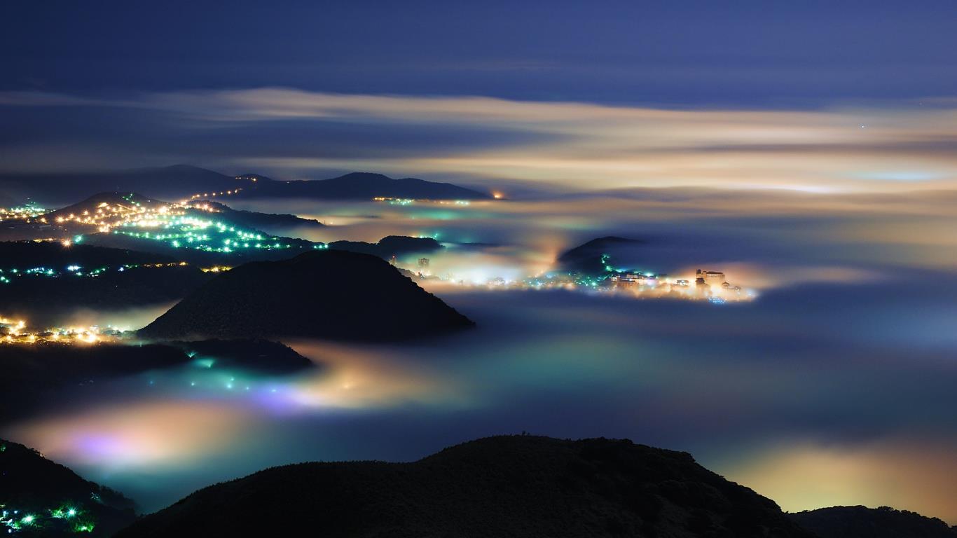 Taipei, Taiwan, as seen from Yangmingshan Nature Park (© Eason Lin Ladaga/Getty Images)(Bing United Kingdom)