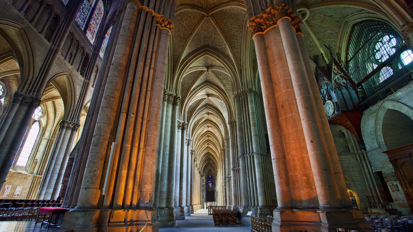 ｢ランス・ノートルダム大聖堂｣フランス, マルヌ (© Sylvain Sonnet/Corbis)(Bing Japan)