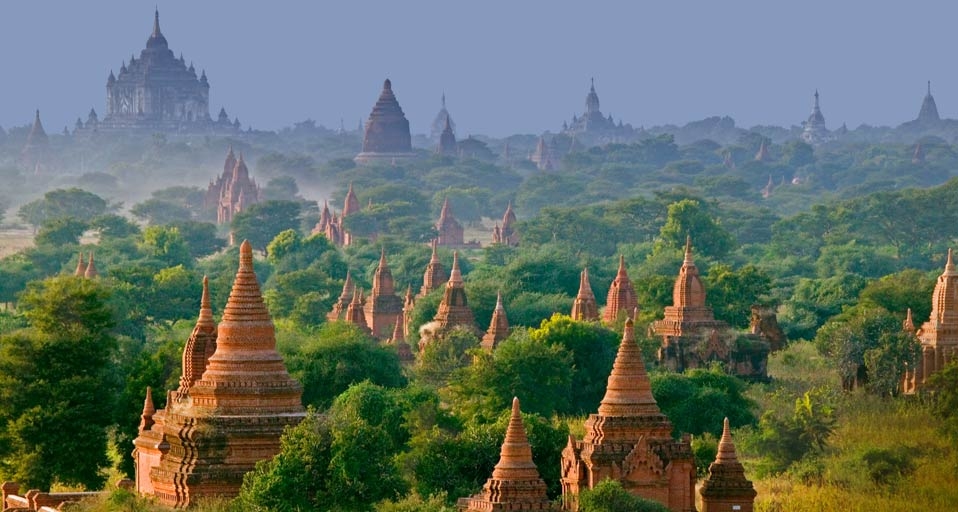 Temples of Bagan in Myanmar -- Keren Su/Corbis &copy; (Bing United Kingdom)