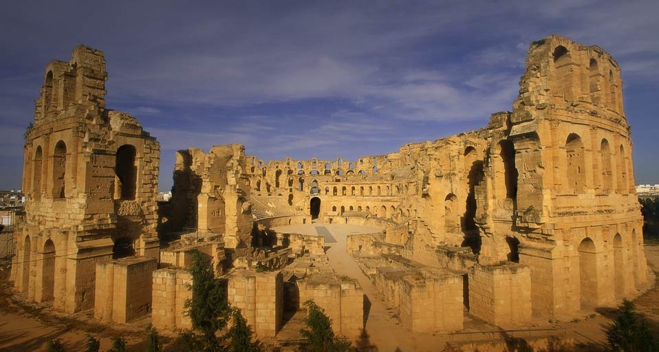 Roman coliseums at El Djem, Tunisia -- Rene Mattee/Photolibrary &copy; (Bing United Kingdom)