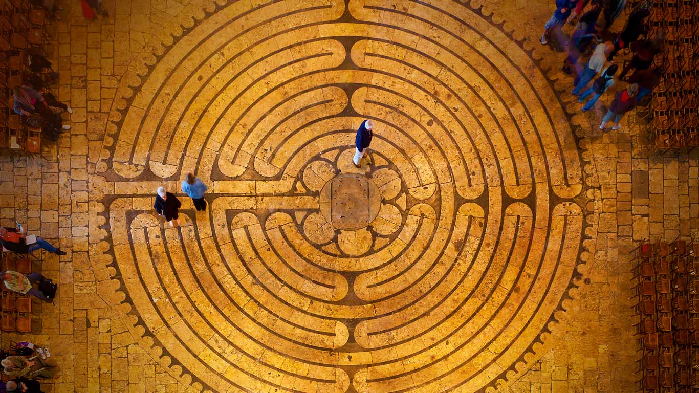 Labyrinth of the Cathedral, Chartres, France (© Sylvain Sonnet/Getty Images)(Bing United Kingdom)