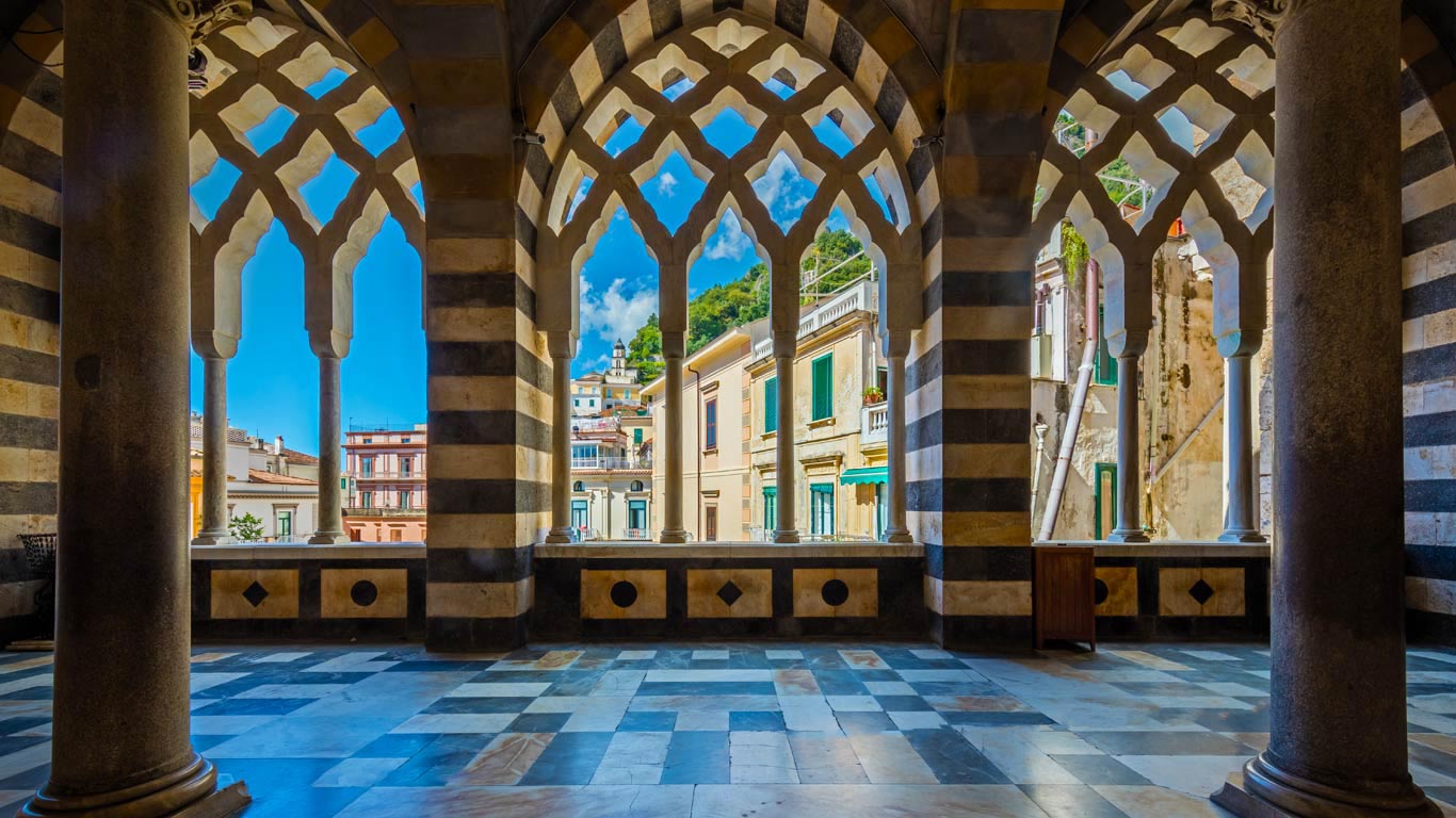 Amalfi Cathedral in Amalfi, Italy (© Inge Johnsson/age fotostock)(Bing United Kingdom)